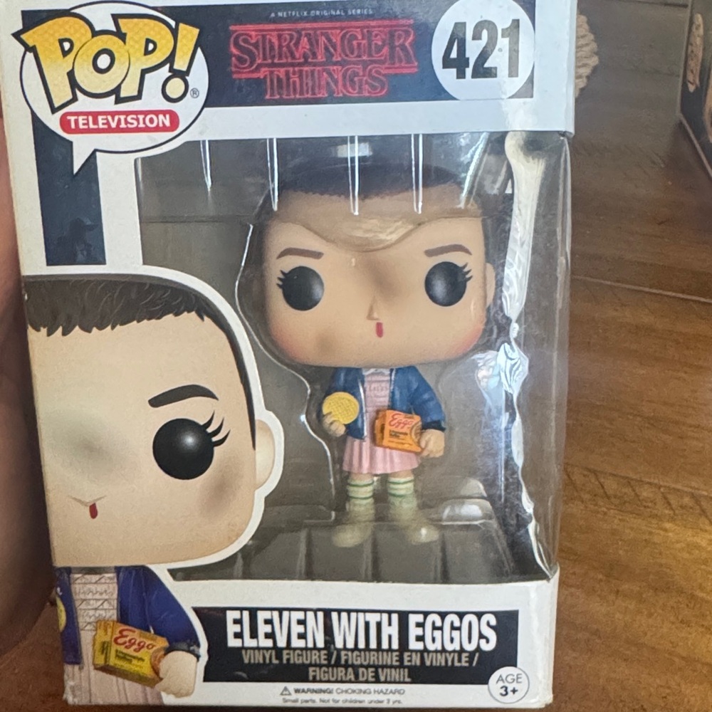 Funko Pop Stranger Things Eleven Figure with Blue Jacket